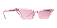 Orchid Party Cat Eye Sunglasses - Gloss Crystal Pink Frame & Transparent Purple to Pink Lens Sunglasses | $19 US | Blenders Eyewear