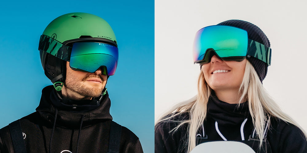 night ski goggles Forest Night Snow Goggles - Nebula Ski & Snowboard Goggles