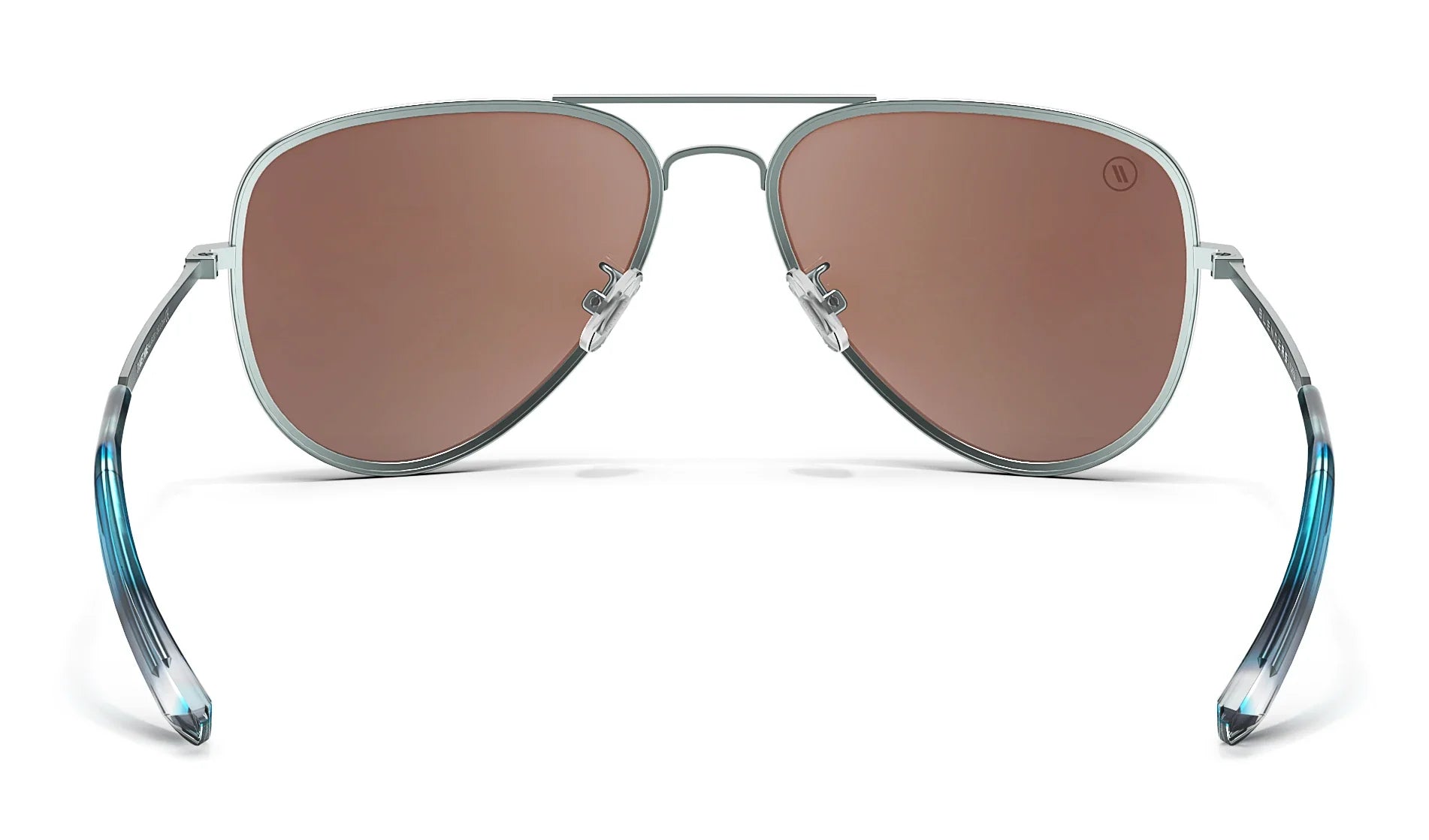 Planet Nine Aviator Sunglasses - Polarized Blue Lenses With Blue Acetate Frames Sunglasses | $48 US | Blenders Eyewear