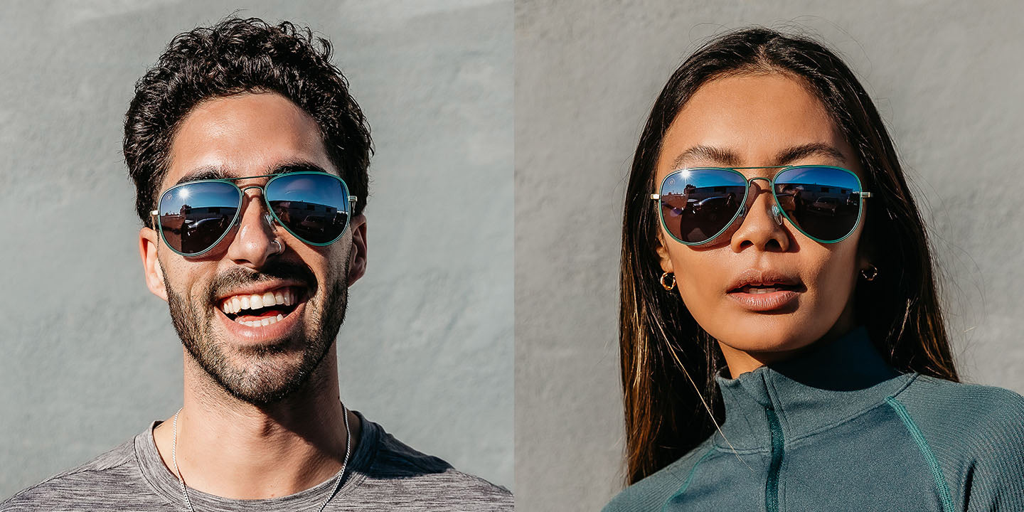 Sage Master Polarized Sunglasses - Sage Aviator Frame with