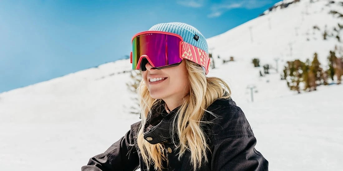 Afterglow Snow Goggles - Pink Frame with Chrome Pink Lens Ski