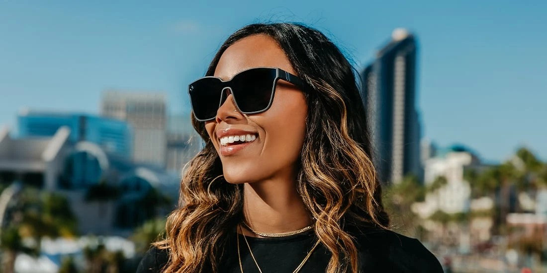 Voodoo Vixen Polarized Sunglasses - Black Oversized Cat Eye Frame
