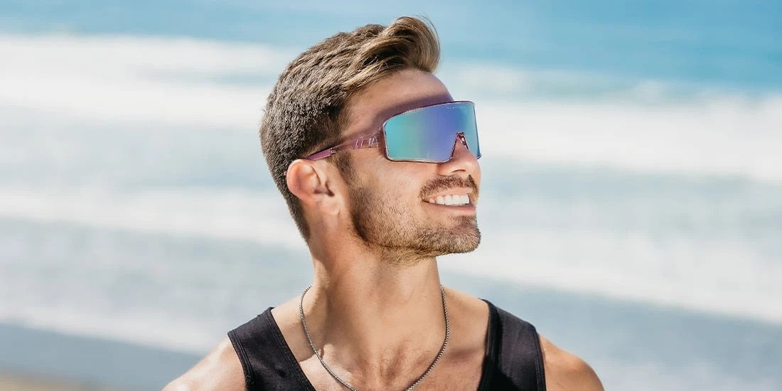 blinde ブラインド double bubbles サングラス パープル Eclipse Orchid Flash | Lavender & Pink Mirror Sunglasses