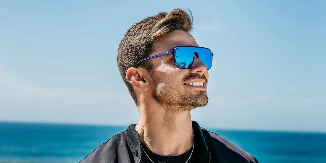 LGB ルグランブルーSOUTH AMERICAN CHASER タンクトップ Crystal Indigo - Meister X2 | Bold Blue Sunglasses – Blenders Eyewear