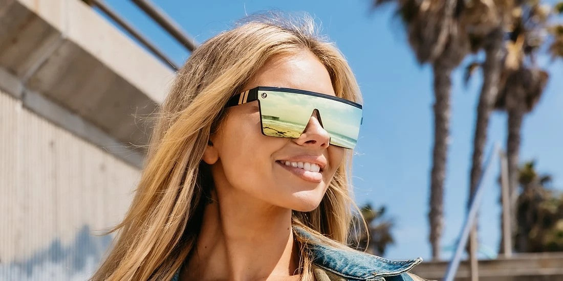 Black/Gold Sunglasses | Polarized Matte Style | Blenders