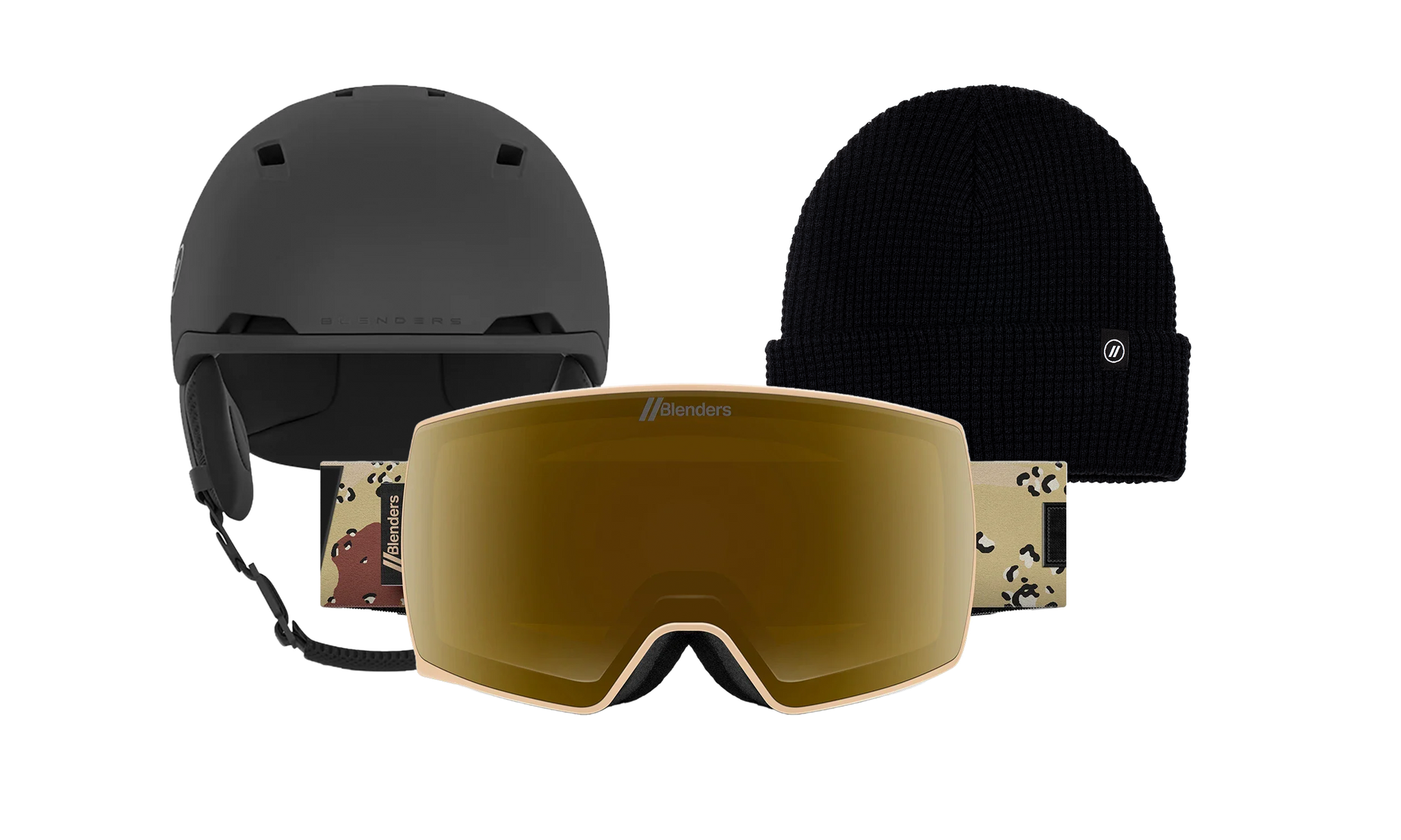 Nebula | Desert Camo - Dome MIPS Black - Black Beanie Zoom View Image 1