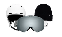 Element | Gray Color Block - Dome MIPS White - Black Beanie Thumbnail Image 1