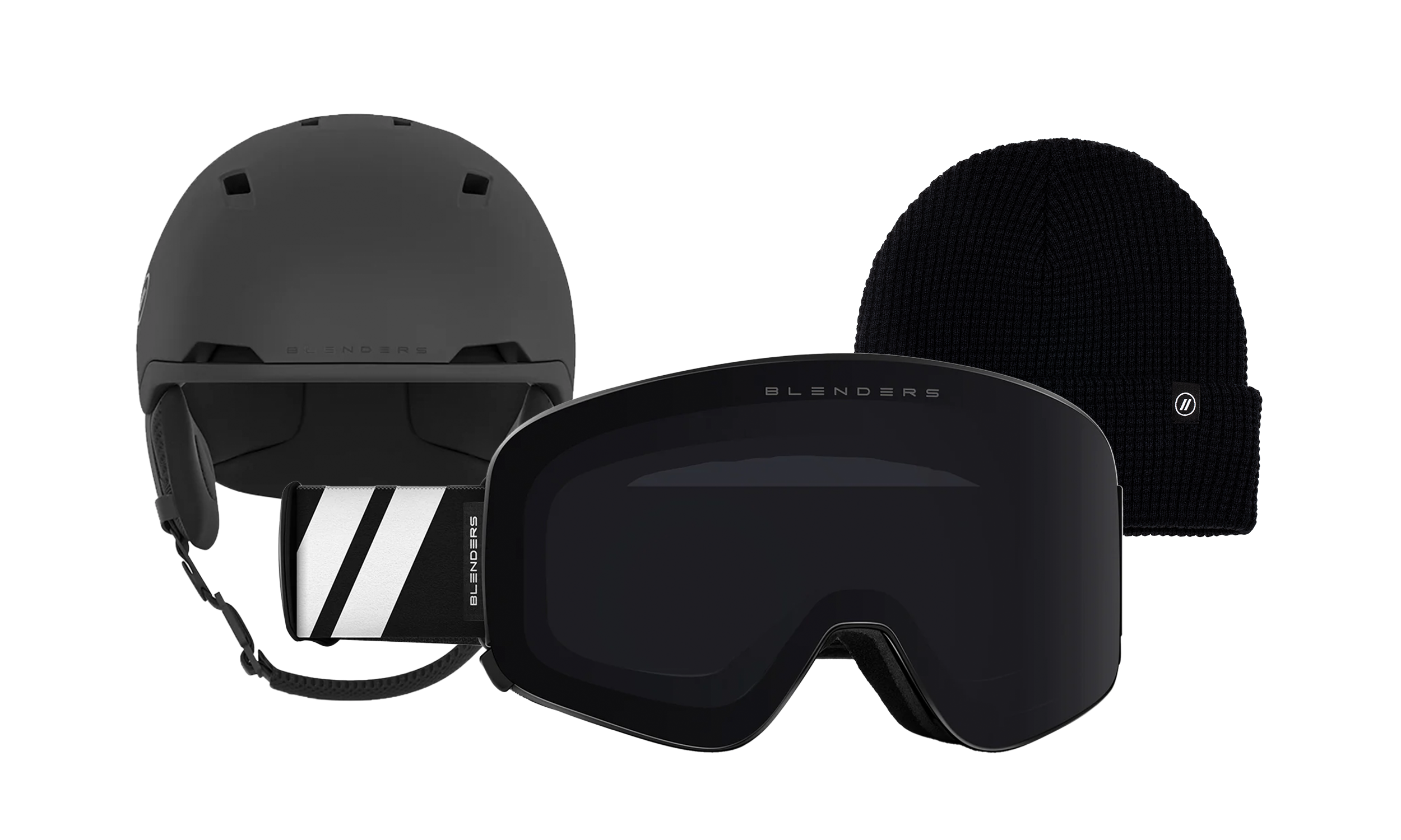 Aura | Gemini II - Dome MIPS Black - Black Beanie