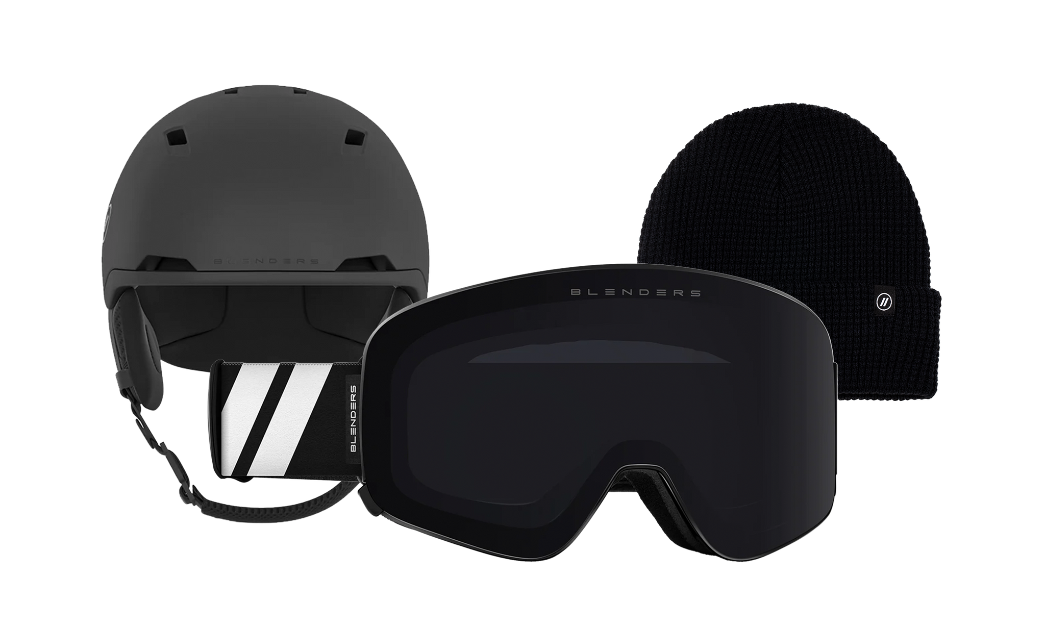 Aura | Gemini II - Dome MIPS Black - Black Beanie Zoom View Image 1