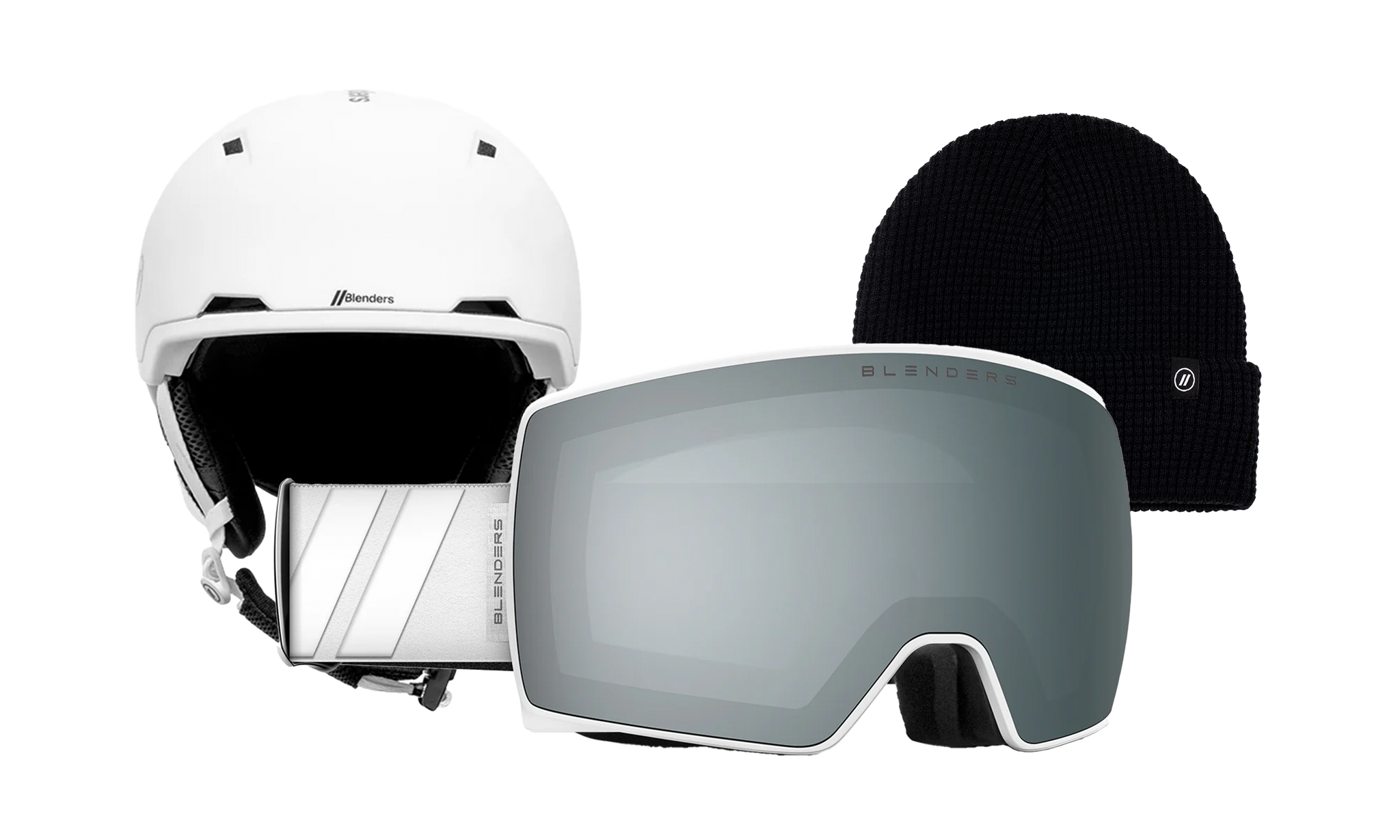 Nebula | White Mist - Dome MIPS White - Black Beanie