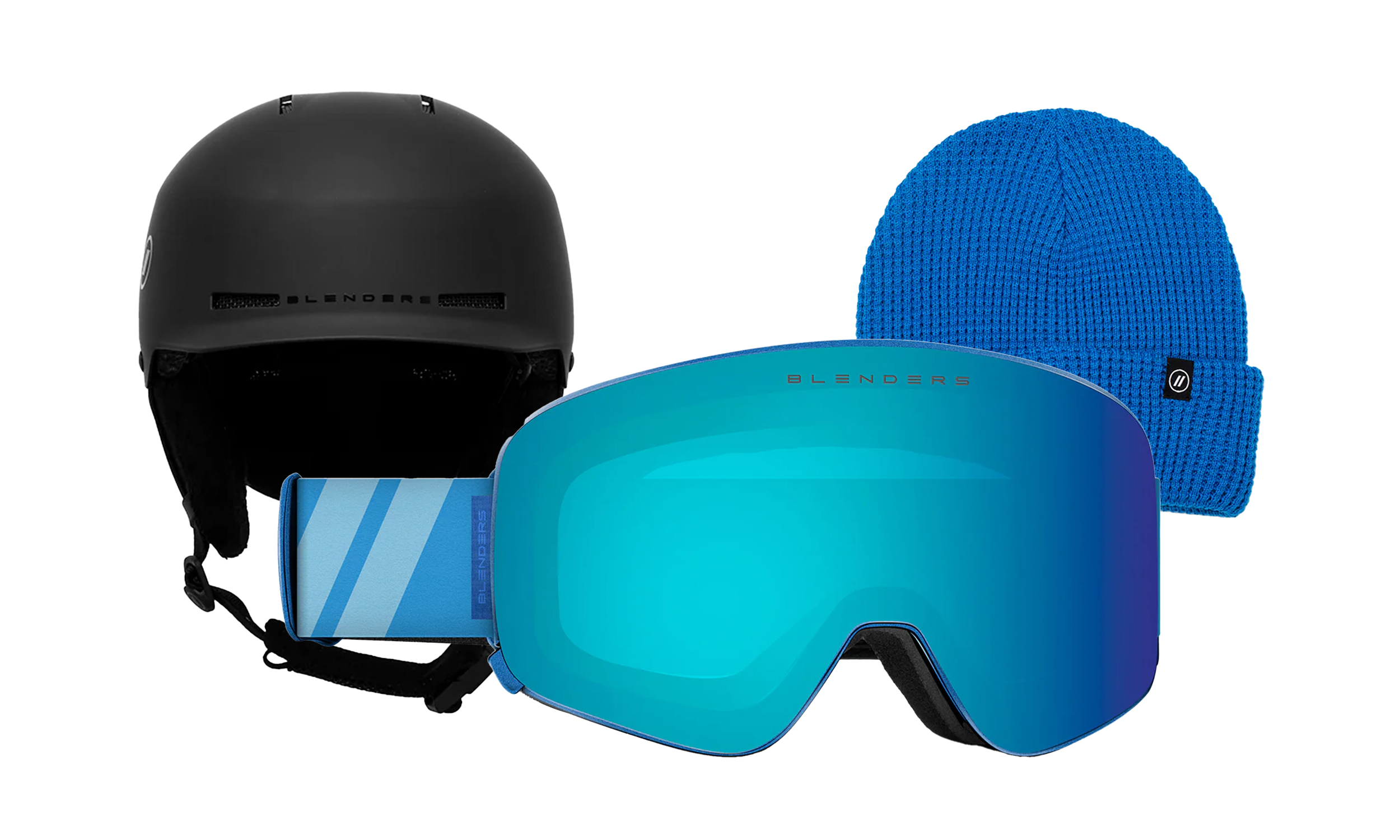 Aura | Blue Horizon - Chip MIPS Black - Azure Beanie