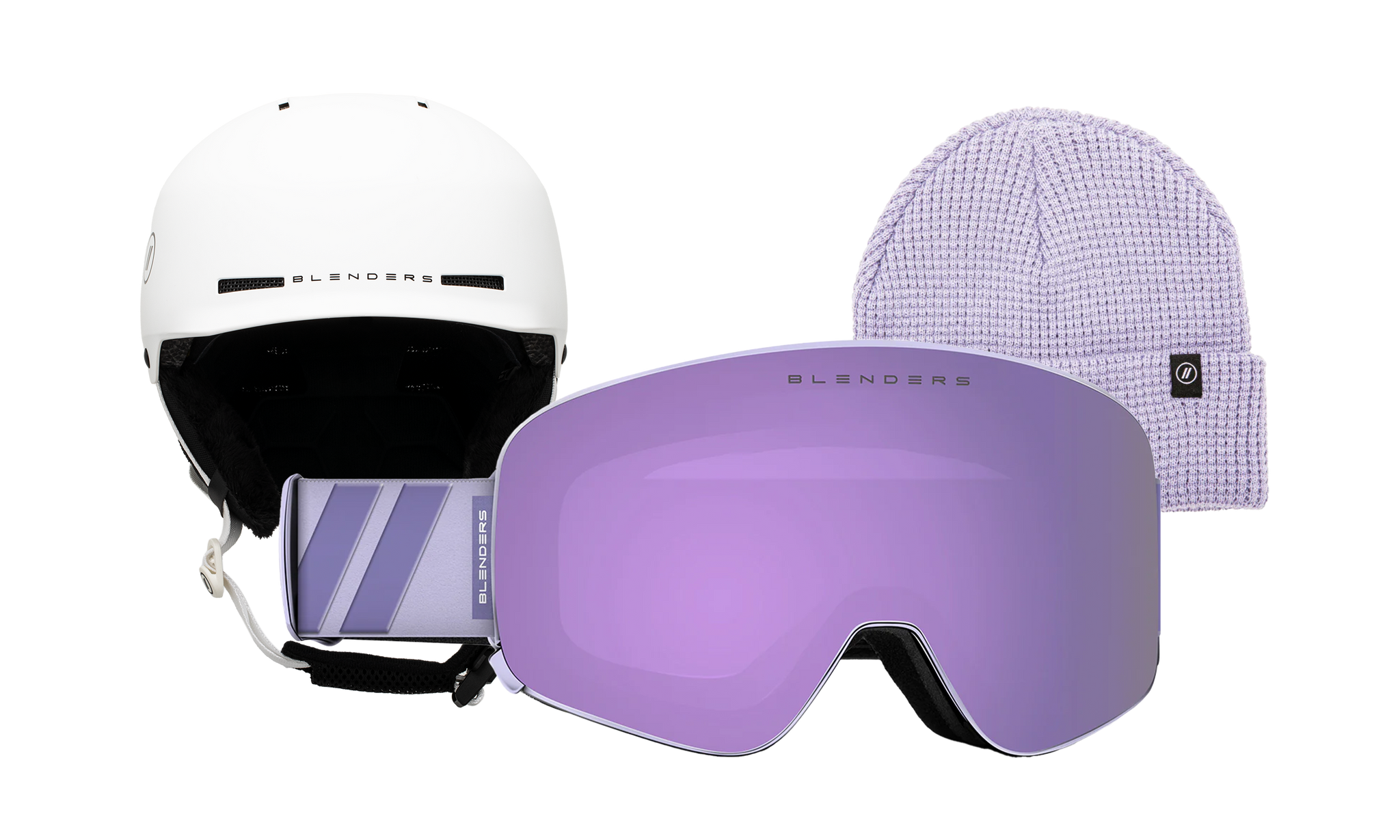 Aura | Lavender Drift - Chip MIPS White - Lavender Beanie