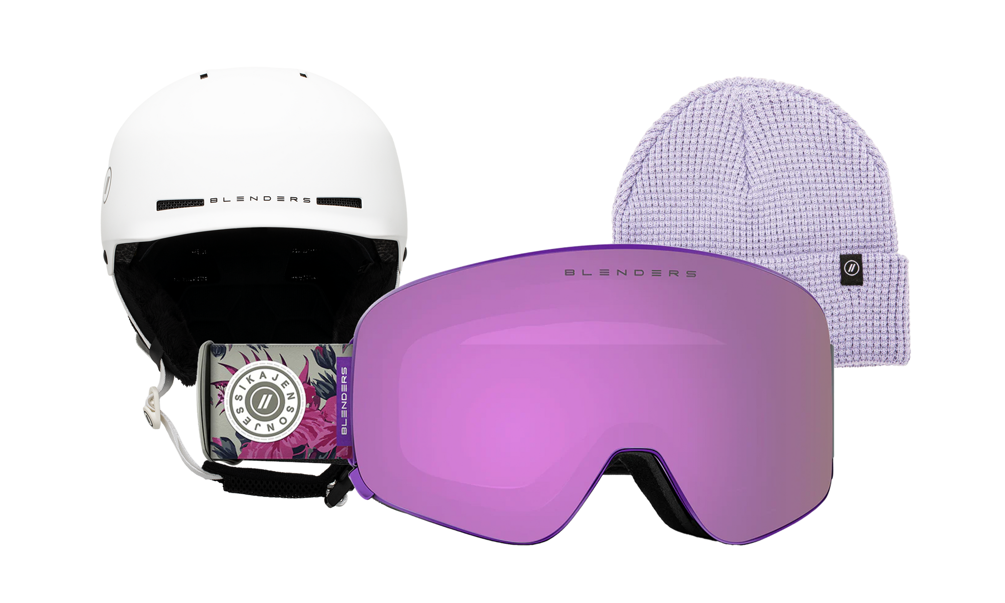 Aura | JJ Forest - Chip MIPS White - Lavender Beanie Zoom View Image 1