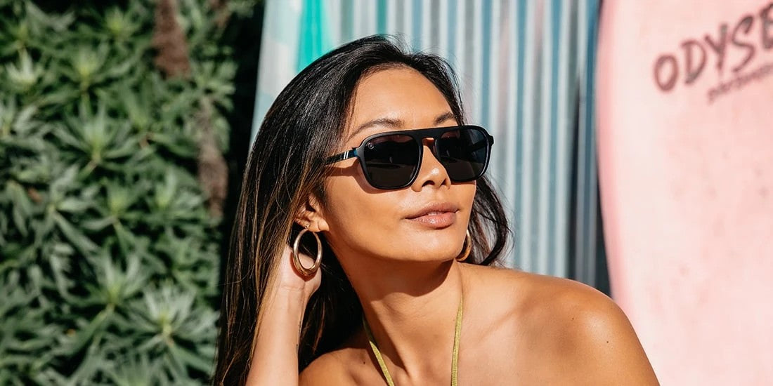 Jamie O'Brien Stay Psyched Smoke Polarized Sunglasses - Smoke Lens