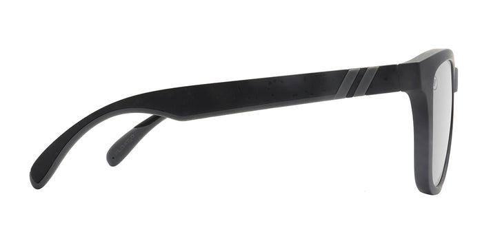 Black Sea Polarized Sunglasses - Round Black Frame & Cool Grey Lens
