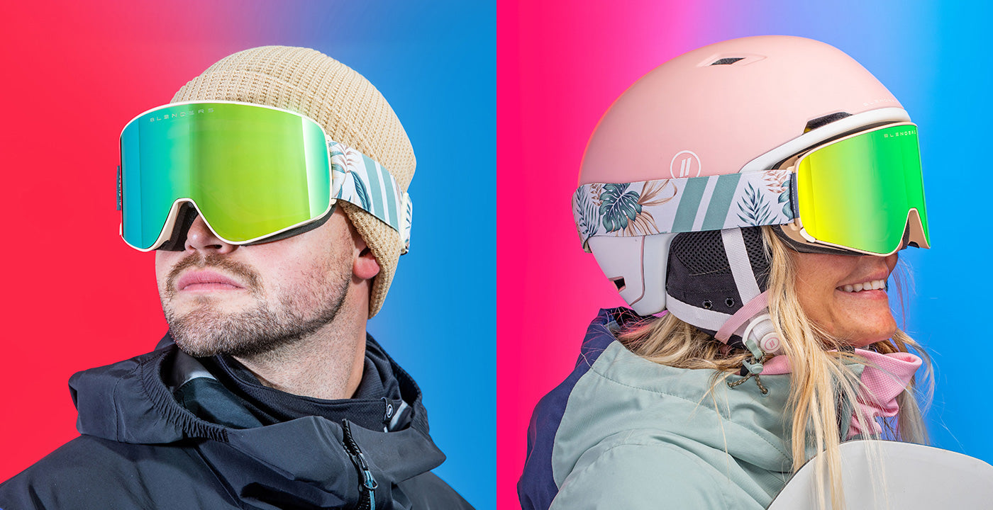 Havana Speed Snowboard & Ski Goggles - Green & Yellow Lens Goggles