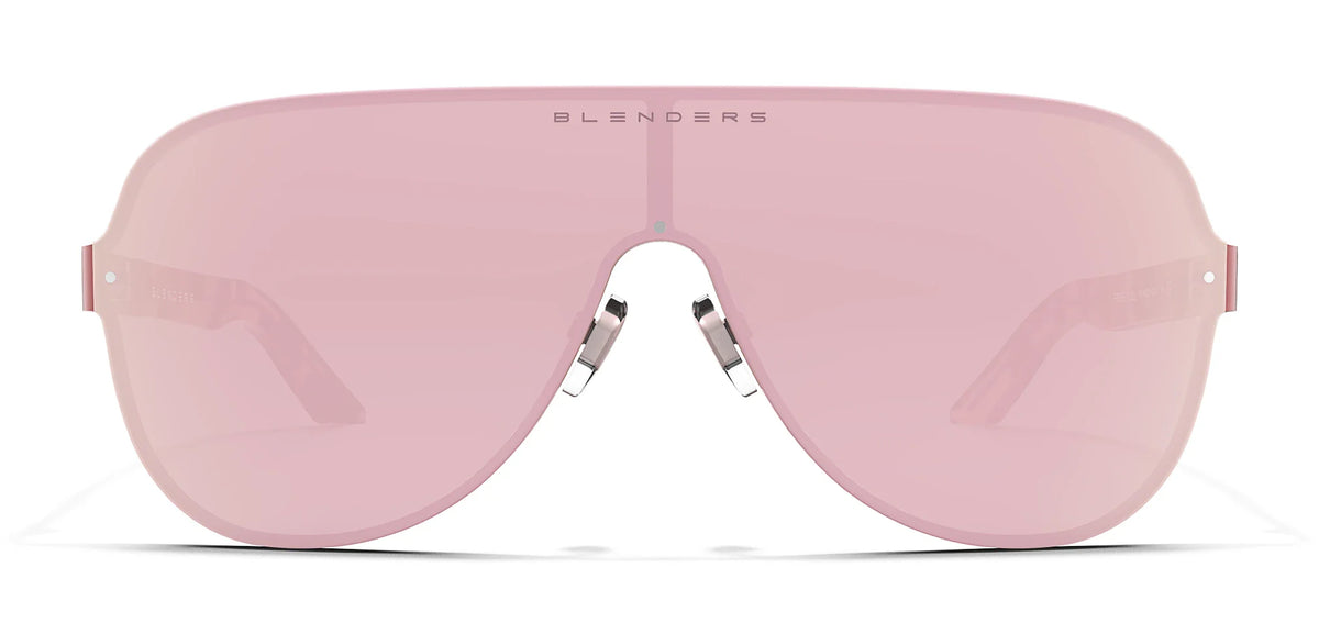 Prodigy Doll Polarized Sunglasses - Pink Lens & Rose Gold Plating