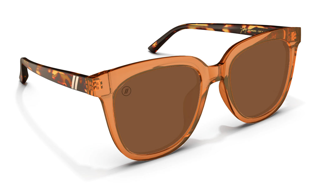 Lakey Peterson Oversized Round Sunglasses - Polarized Amber Lens