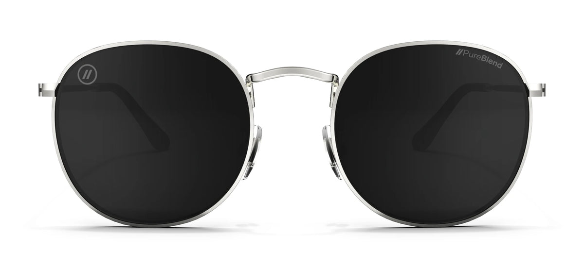 Moon Va Moon Virginia Round Sunglasses - Silver Wire Frame & Smoke To Clear ...