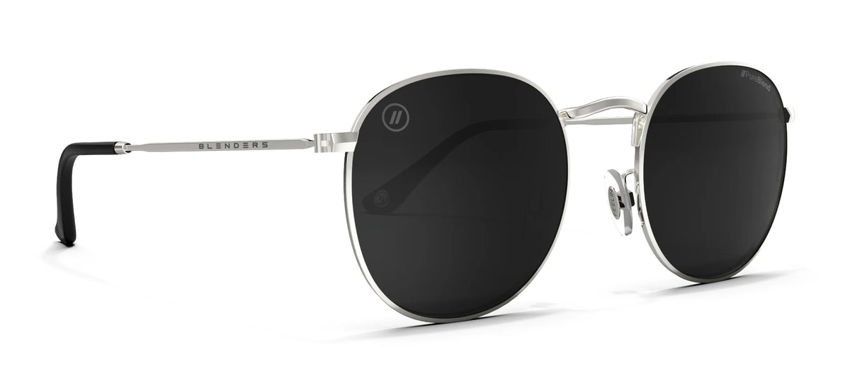 Moon Virginia Moon Virginia Round Sunglasses - Silver Wire Frame & Smoke To Clear ...