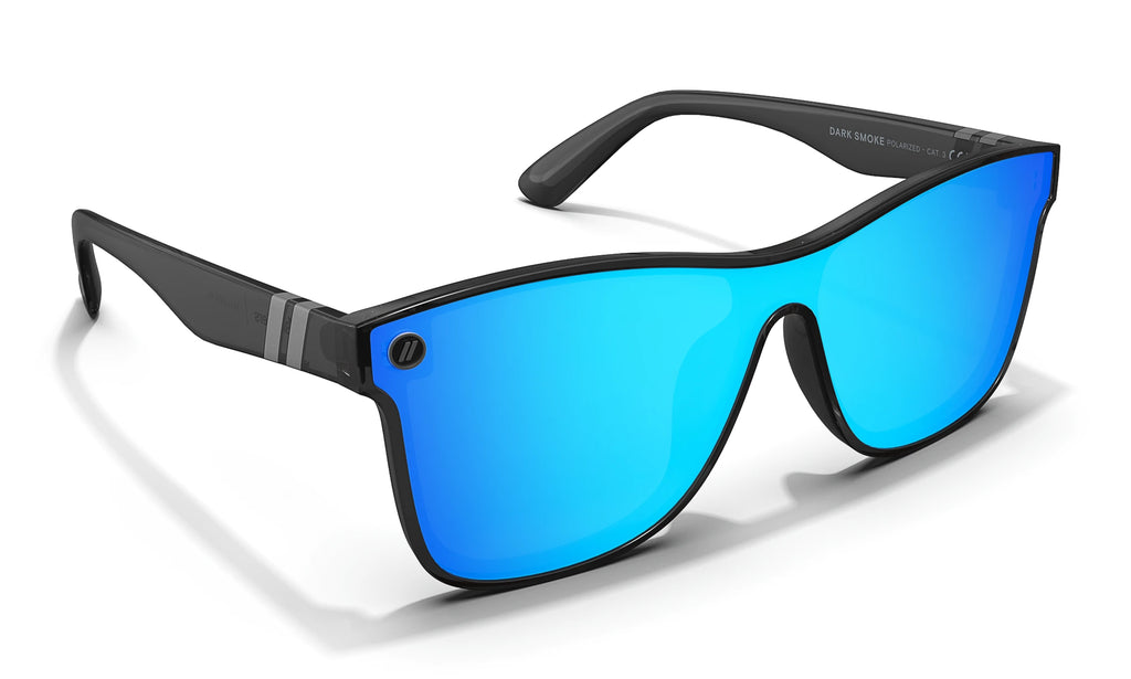 Dark Smoke - Millenia X2 | Gray & Blue Mirrored Sunglasses