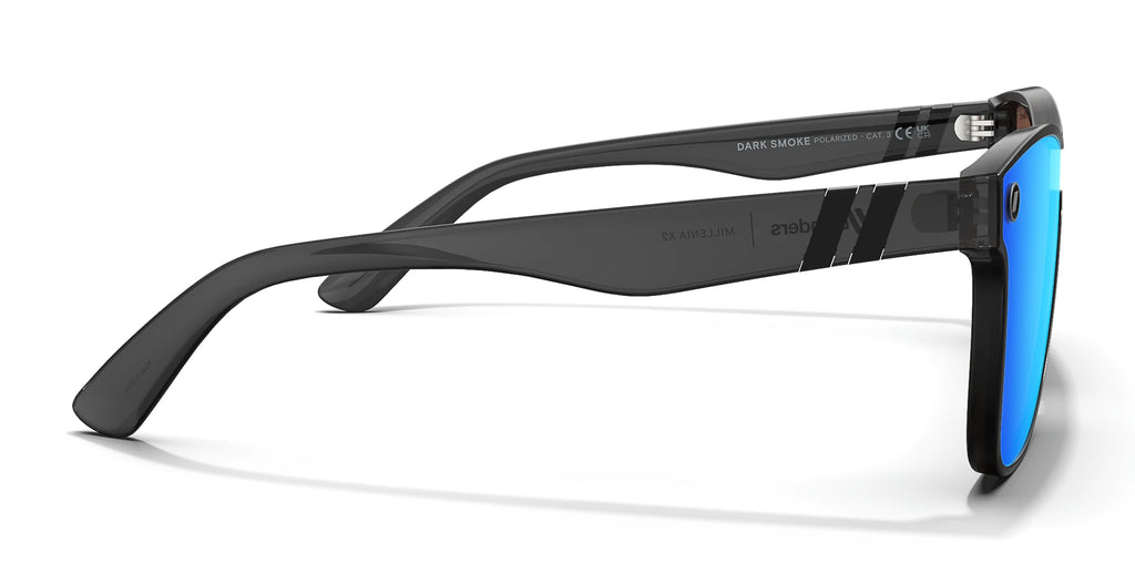 Dark Smoke - Millenia X2 | Gray & Blue Mirrored Sunglasses