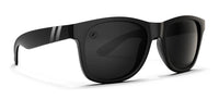 Deep Space X2 Polarized Round Sunglasses - Matte Black Frame & Smoke Lens