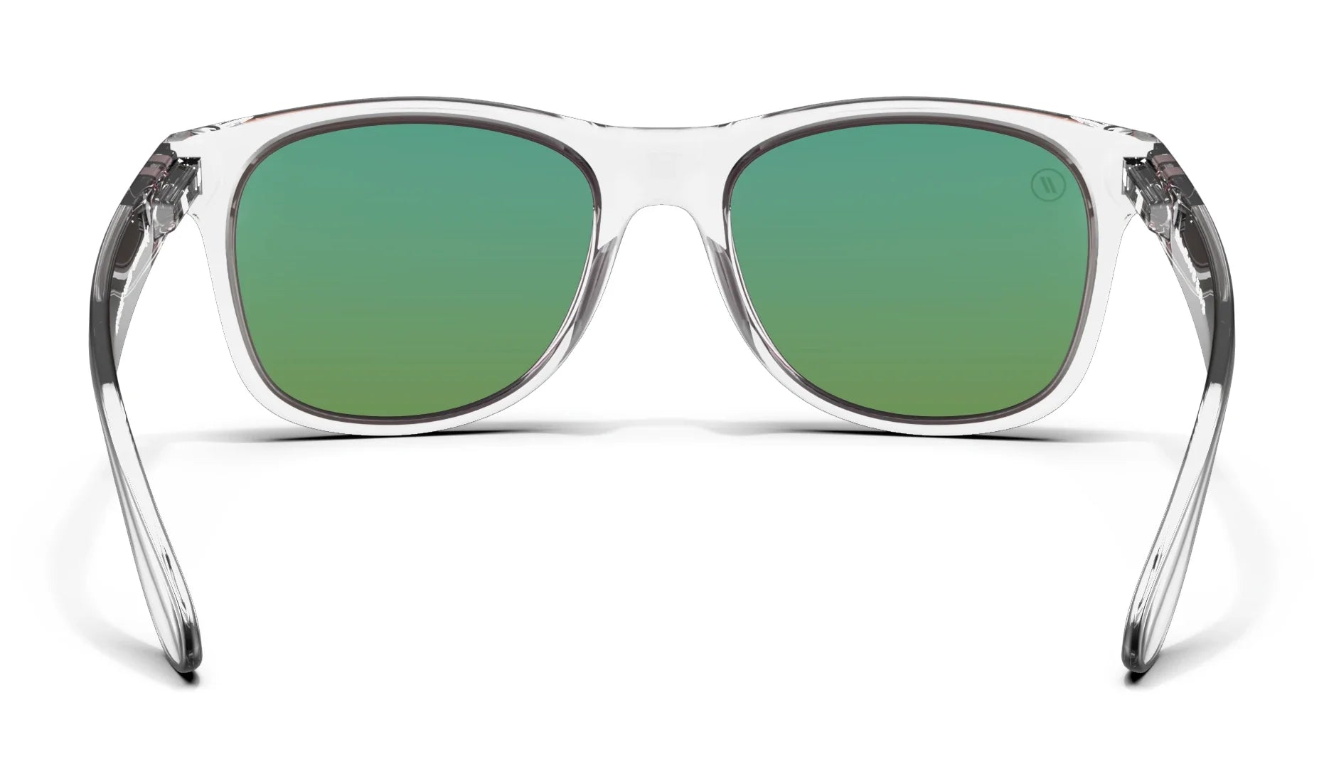 Ice Palace Polarized Sunglasses - Rose Gold Mirror Lens & Clear Frame Sunglasses | $48 US | Blenders Eyewear