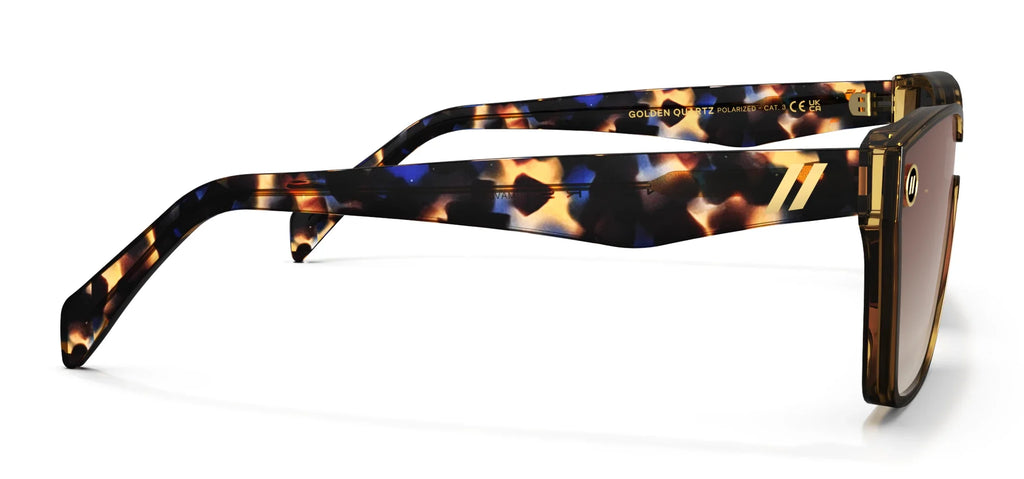 Mave X2 Golden Quartz – Iconic Single-Lens Sunglasses – Blenders