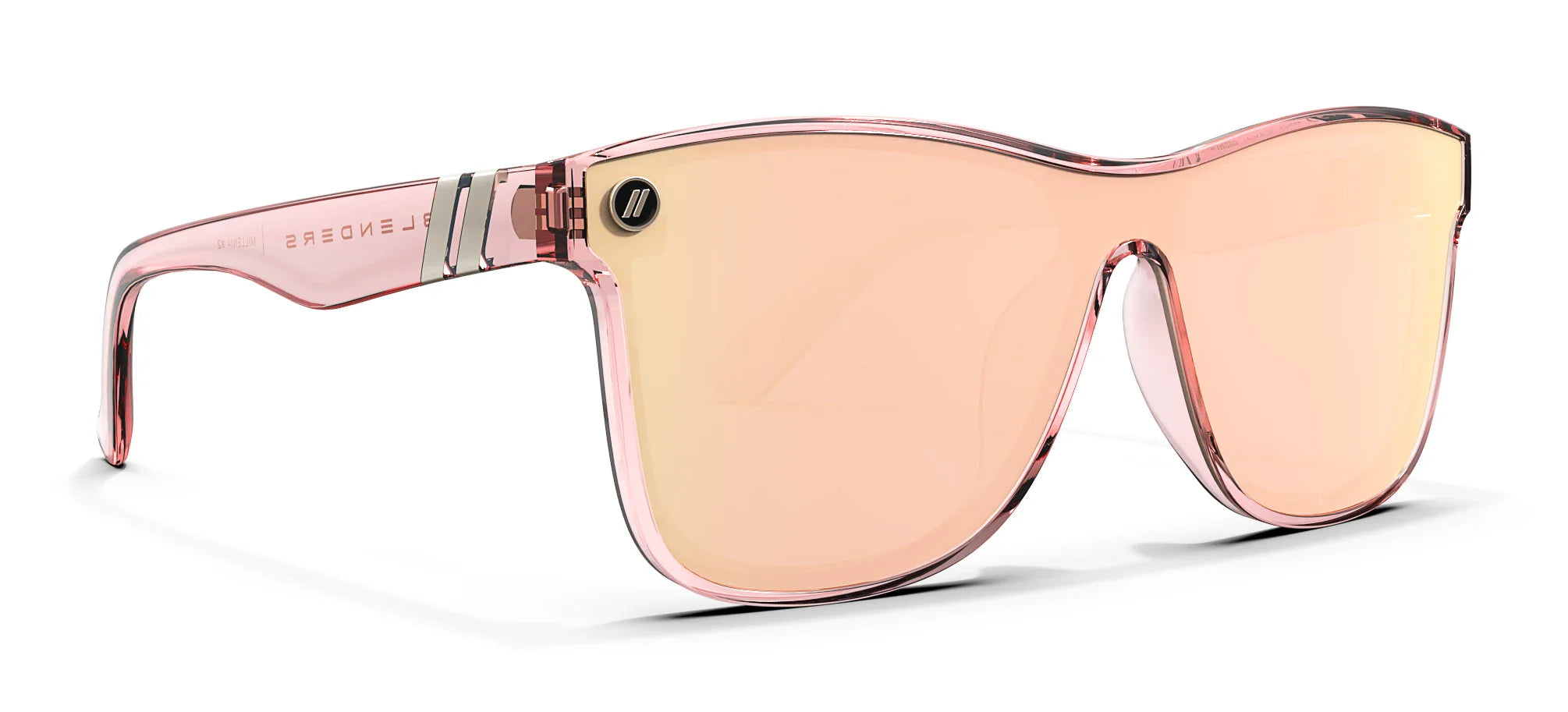 Millenia X2 Citrus Blast Sunglasses - Light Gold Polarized Lens With Crystal Pink Frames Sunglasses | $59 US | Blenders Eyewear