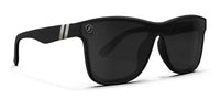 Nocturnal Q X2 Polarized Sunglasses - Smoke Colored Shield Lens & Matte Black Frame