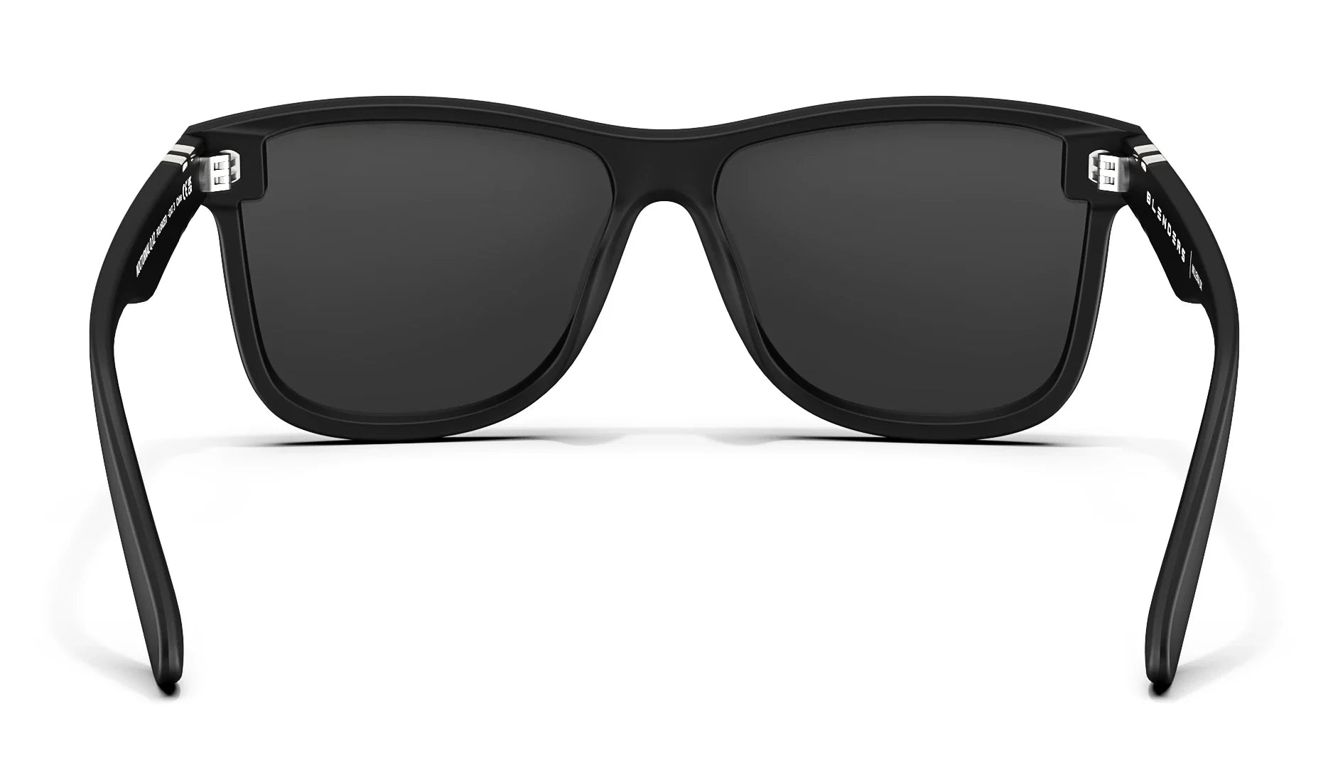 Nocturnal Q X2 Polarized Sunglasses - Smoke Colored Shield Lens & Matte Black Frame Sunglasses | $58 US | Blenders Eyewear