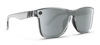 Millenia X2 Silver Strike Polarized Sunglasses - silver Mirrored Shield Lens & Crystal Clear Eye Frame Sunglasses | $59 US | Blenders Eyewear