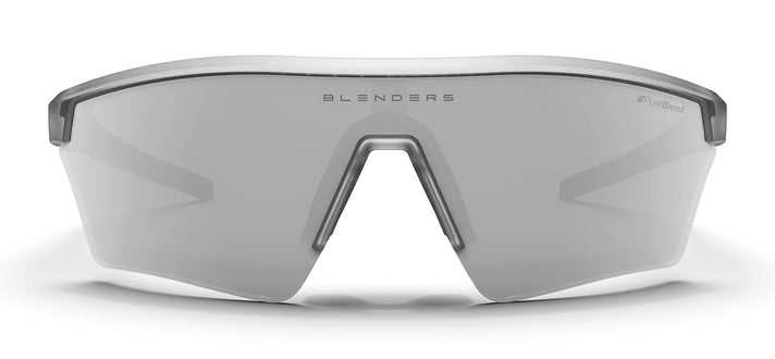 Pacer Color Block | Silver Mirror Shield Sunglasses by Blenders Pacer Color Block | Silver Mirror Shield Sunglasses by Blenders