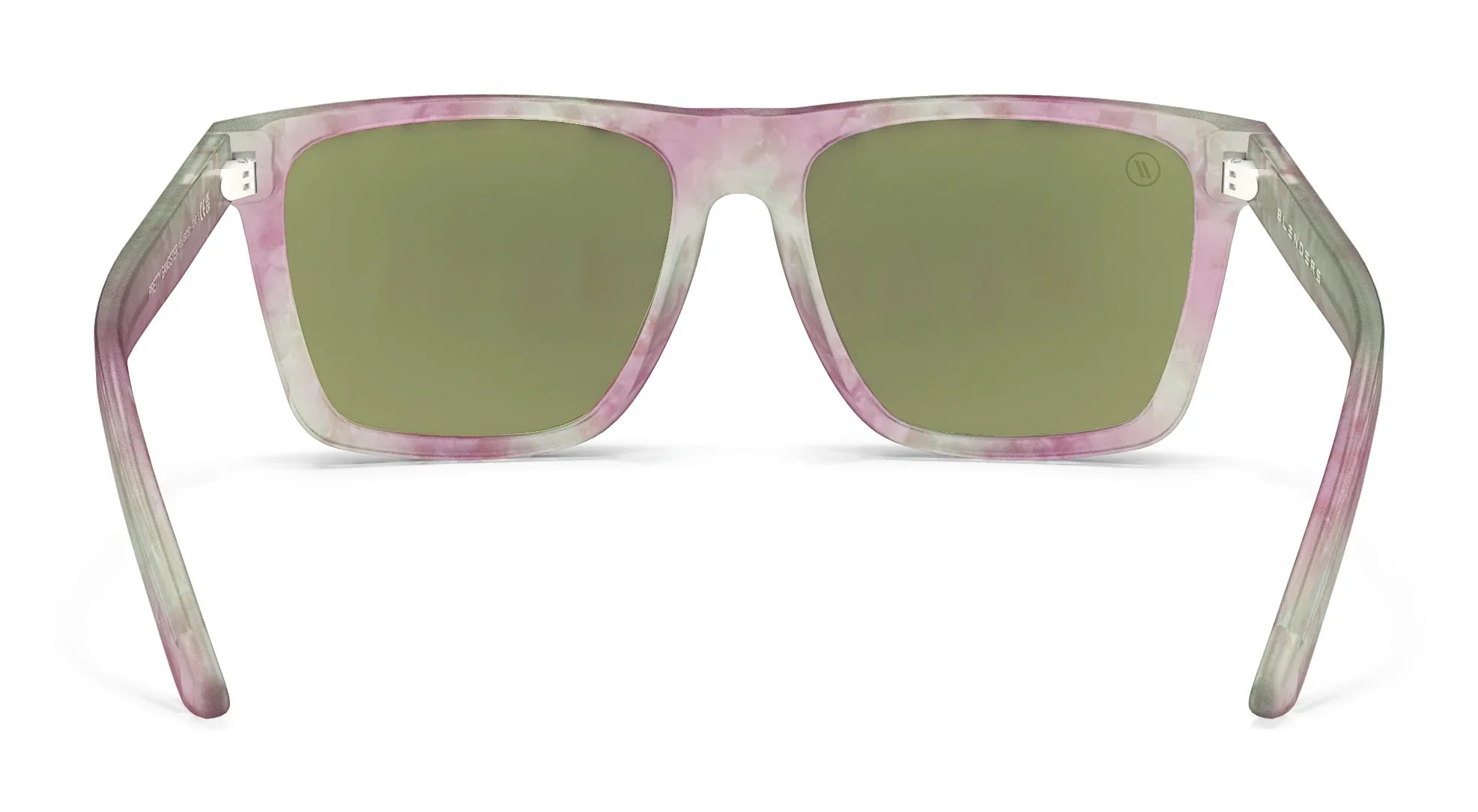 Pretty Gangsta Polarized Sunglasses - Pink Mirrored Lens With Grey & Pink Tortoise Frame Sunglasses | $68 US | Blenders Eyewear