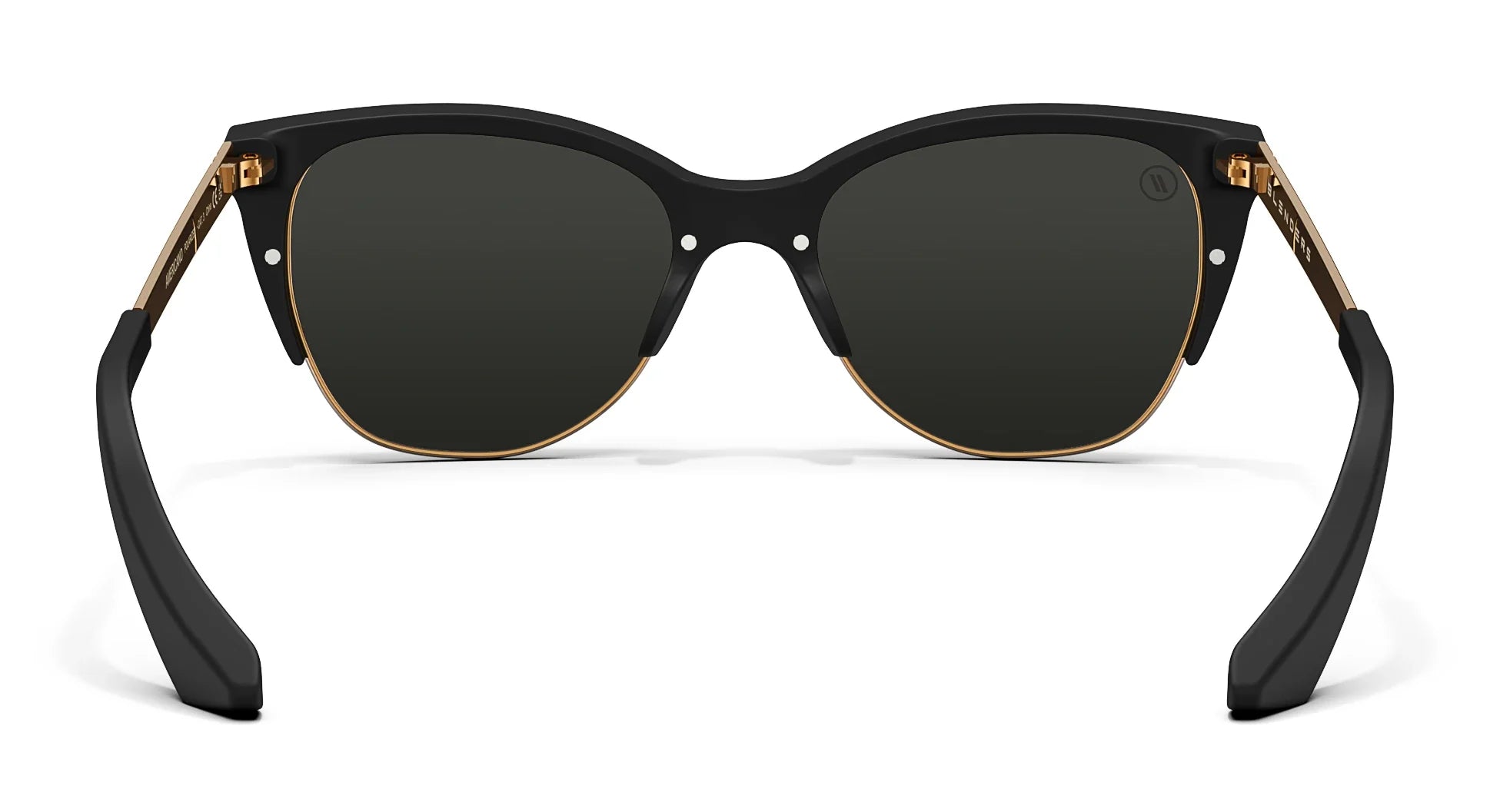 Americano Polarized Sunglasses - Smoke Lens & Matte Black Rubber Frame Sunglasses | $58 US | Blenders Eyewear