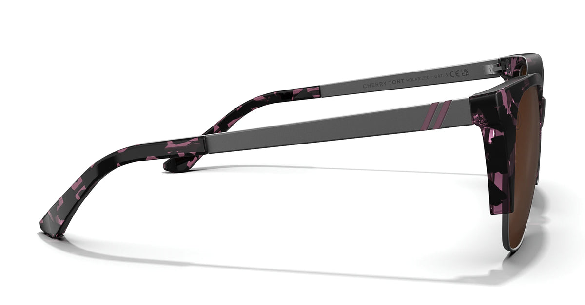 Starlet Cherry Tort – Elegant Polarized Sunglasses with Smoke