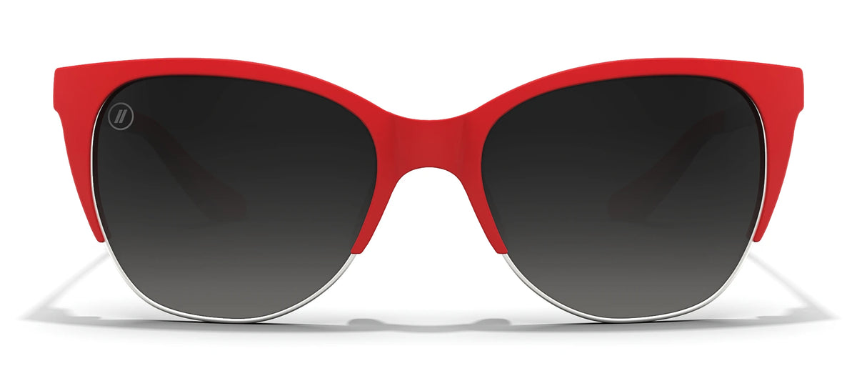 Starlet Retro Red – Bold Polarized Sunglasses with Smoke  display picture 2