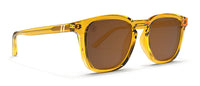 Amber Coast Polarized Sunglasses - Gloss Crystal Tan Frame & Amber Lens