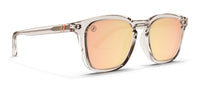Sweet Diva Polarized Sunglasses - Champagne Mirror Lens & Gloss Crystal Grey Frame Sunglasses | $49 US | Blenders Eyewear