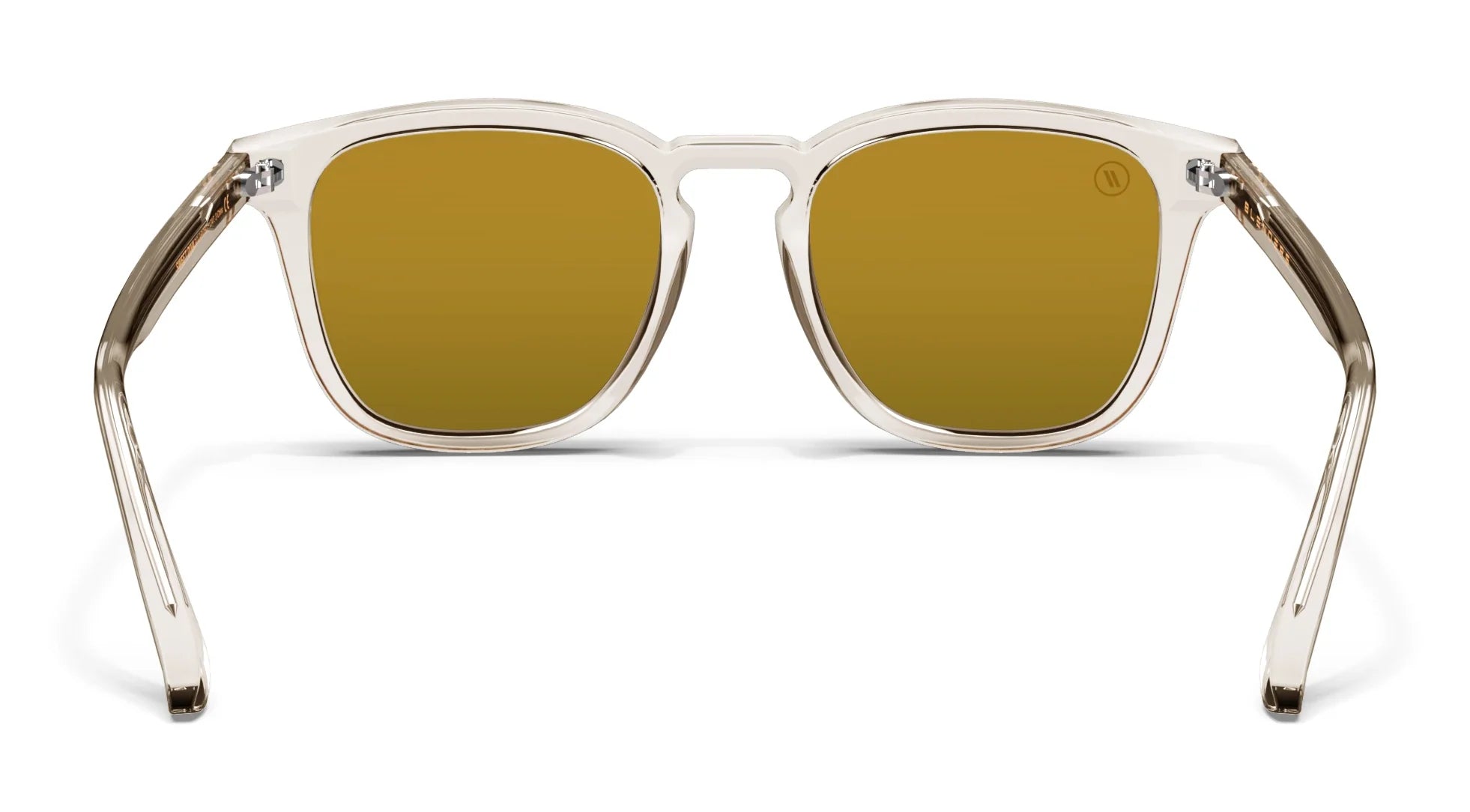 Sweet Diva Polarized Sunglasses - Champagne Mirror Lens & Gloss Crystal Grey Frame Sunglasses | $49 US | Blenders Eyewear