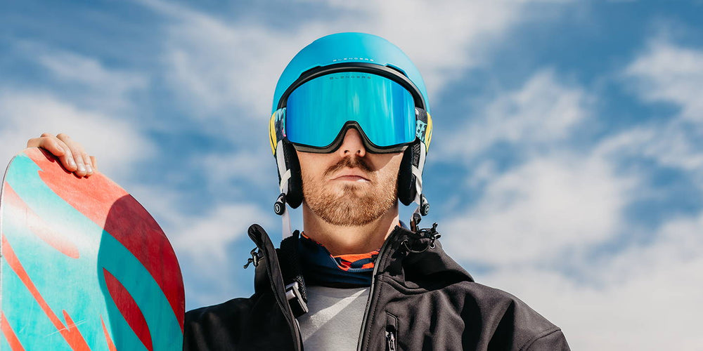 arctic goggles Arctic Motion Snow Goggles - Neon Blue & Yellow Lens Ski & Snowboard Goggles