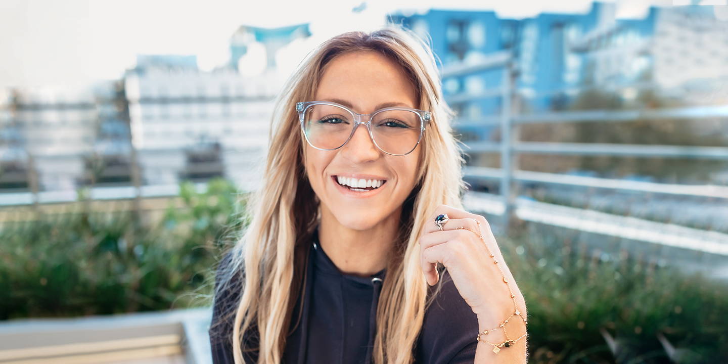 Sky Mistress Blue Light Glasses - Gloss Periwinkle Cat Eye Frame Sky Mistress Blue Light Glasses - Gloss Periwinkle Cat Eye Frame