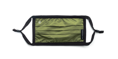 Olive Mask - Double Layered Anti-Microbial Face Mask with Adjustable Nose & Ear Loops
