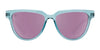 Angel Entry Sunglasses - Pink Revo Polarized Lenses With Blue Gloss Frames