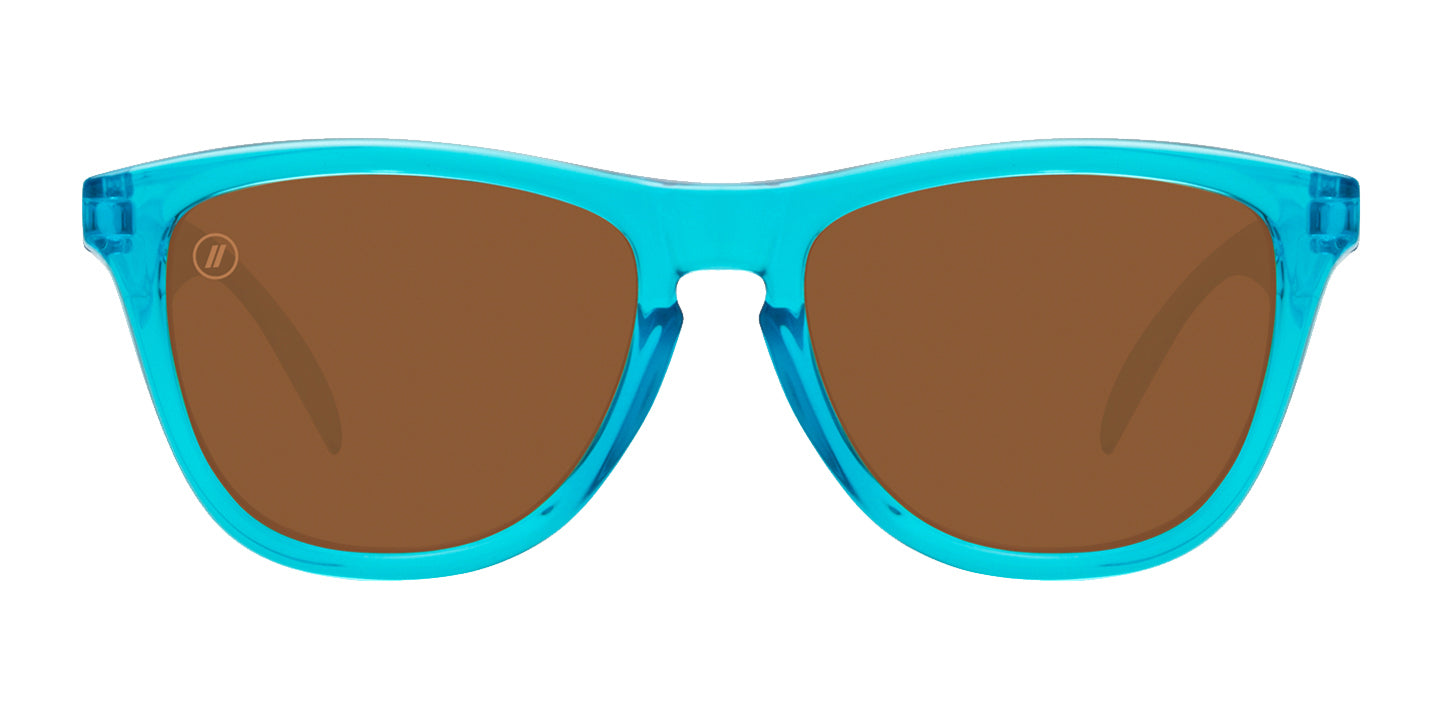 Aqua Lounge | RX Sunglasses - Lifestyle Mirror Prescription Lens & Turquoise Blue Frame RX | $89 US | Blenders Eyewear