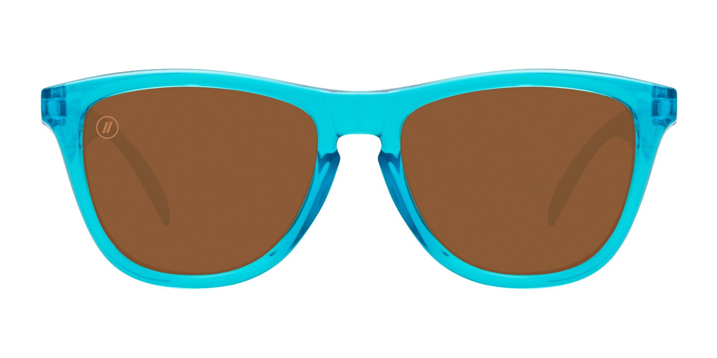 Aqua Lounge | RX Sunglasses - Lifestyle Mirror Prescription Lens & Turquoise Blue Frame RX | $89 US | Blenders Eyewear