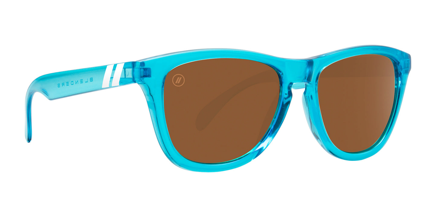 Aqua Lounge | RX Sunglasses - Lifestyle Mirror Prescription Lens & Turquoise Blue Frame RX | $89 US | Blenders Eyewear