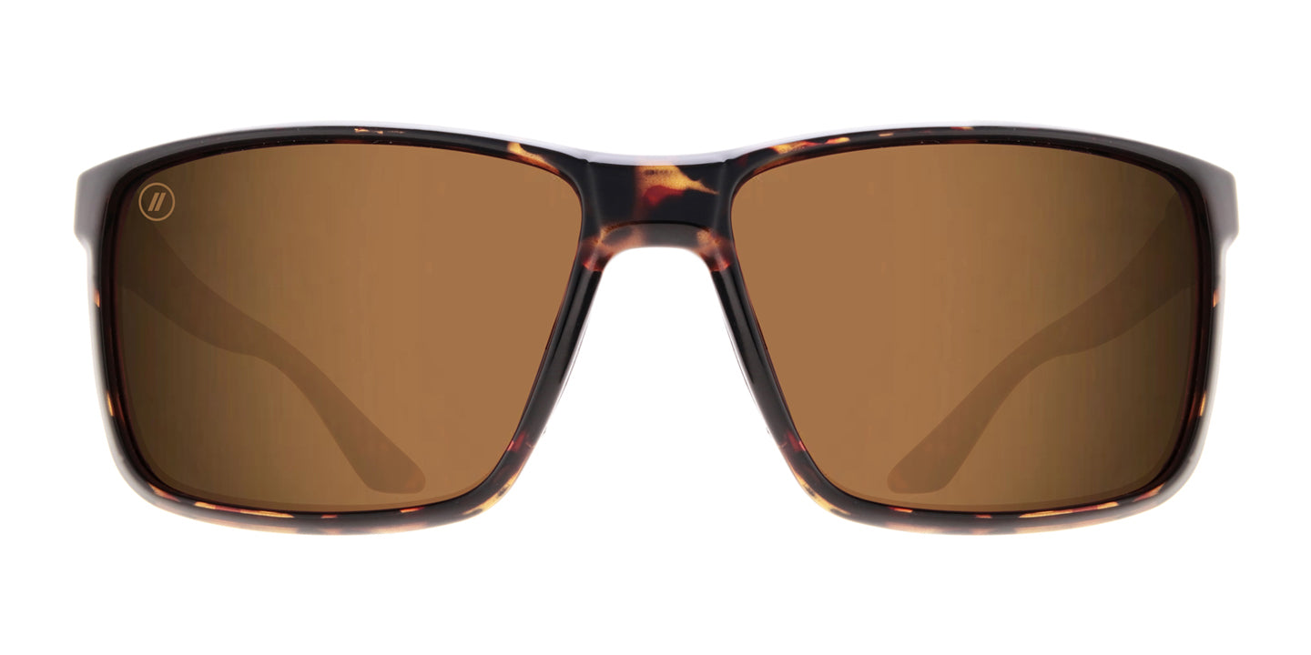 Arizona Jax Polarized Sunglasses - Crystal Amber Tortoise & Amber Lens