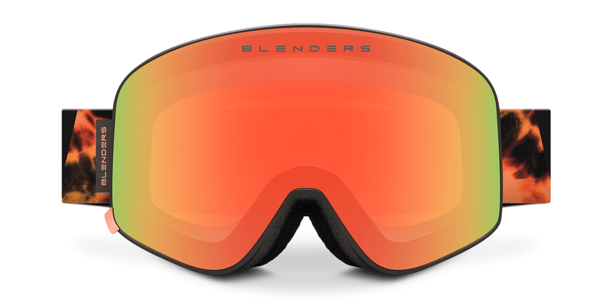 Flame Mingo Snowboard & Ski Goggles - Orange Goggles for Snow